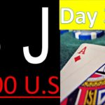 BLACKJACK #DAY3 $100 Challenge ブラックジャック　100ドルチャレンジ　カジノ