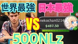 【ポーカー】500NLz nekochan0214 VS OtB_RedBaron  PioSolver分析【PokerStars】