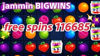【jammin jars】free spins  ×1160倍【オンラインカジノ】ジャミンジャーズ　フリスピ高配当　BIG WINS!!!!!!一撃116685!!!!!!