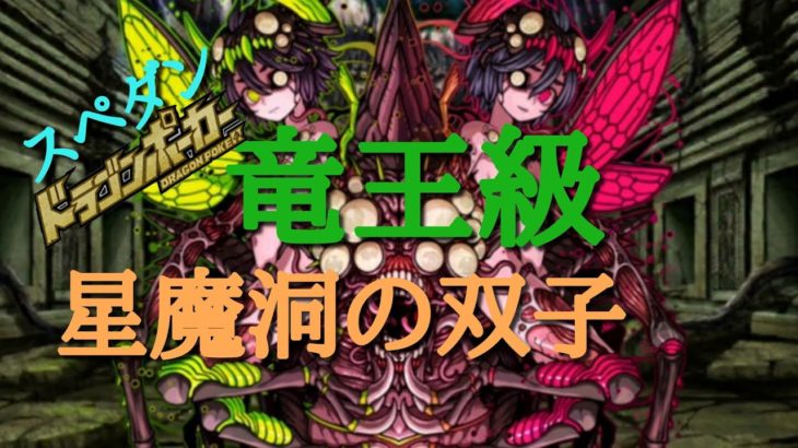 【ドラポ】 星魔洞の双子 竜王級 スペダン 【ドラゴンポーカー】