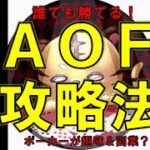 【ポーカー】誰でも勝てるAOF必勝法