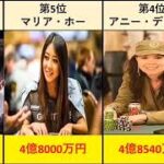 【女性ポーカープレイヤー】【美人プレイヤー】世界・女性ポーカープレイヤー獲得賞金ランキング💰