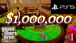 【GTASAリマスター】カジノで1,000,000ドル勝つまでやるぞ！& カジノを散策 【GTAトリロジー PS5】