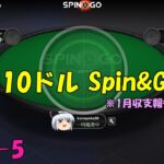 【Spin and Go】ゆっくり妖夢がポーカーで10,000ドル稼ぐ #2-5【PokerStars】