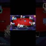 【ポーカー】配信切り抜きshorts・残りおよそ10bb持ちで3bbレイズすると・・・【PokerChase】 #shorts