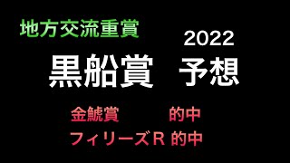 【競馬予想】 地方交流重賞 黒船賞 2022 予想