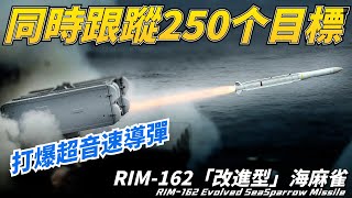 【RIM-162進化型海麻雀飛彈】「改进型」海 打爆超音速導彈！同時跟蹤250個目標！最大飛行速度4馬赫！【RIM-162 Evolved SeaSparrow Missile, ESSM】