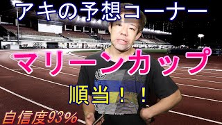 地方競馬予想 南関競馬予想【マリーンカップ2022年】順当だ！【アキの予想コーナー】