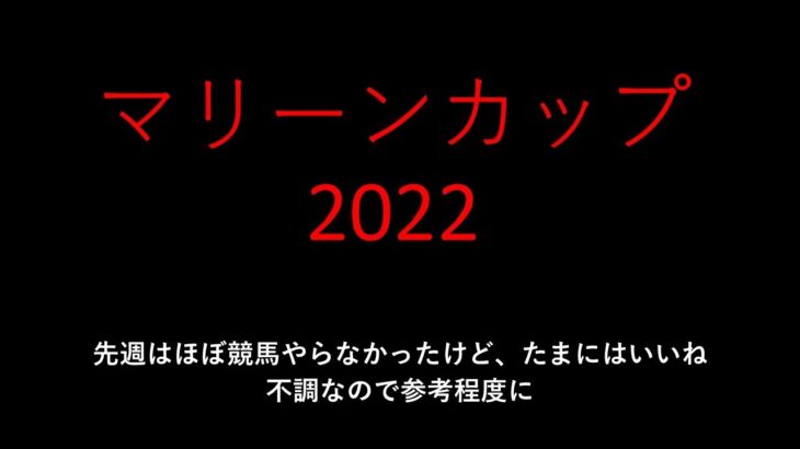 【競馬予想】2022 4/13マリーンカップ【地方競馬】
