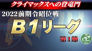 【麻雀】2022前期令昭位戦B1リーグ第1節【1回戦のみ】