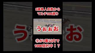 【競馬】地方競馬で穴馬から3連単全通り買ったら大変な事になった….#shorts