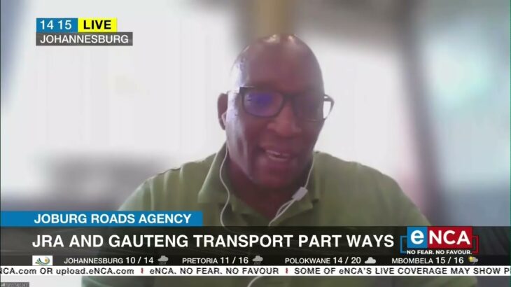 JRA, Gauteng transport to part ways